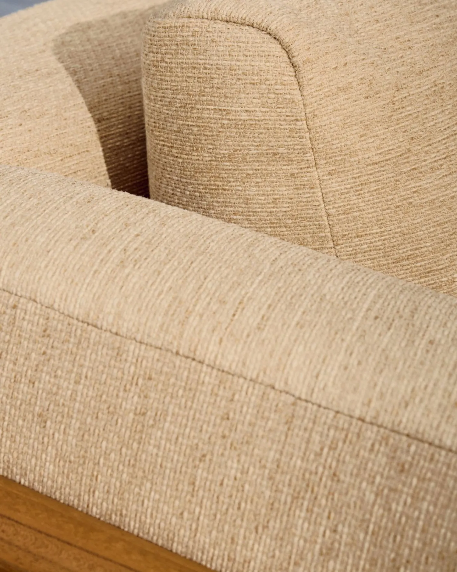 Tuinstoelen-Kave Home Turqueta Outdoor Fauteuil Bruin, Beige