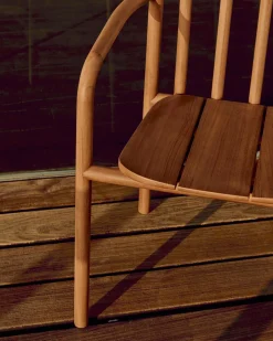 Tuinstoelen-Kave Home Turqueta Tuinstoel Naturel
