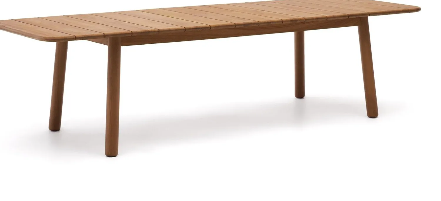 Tuintafels-Kave Home Turqueta Uitschuifbare Tuintafel Naturel