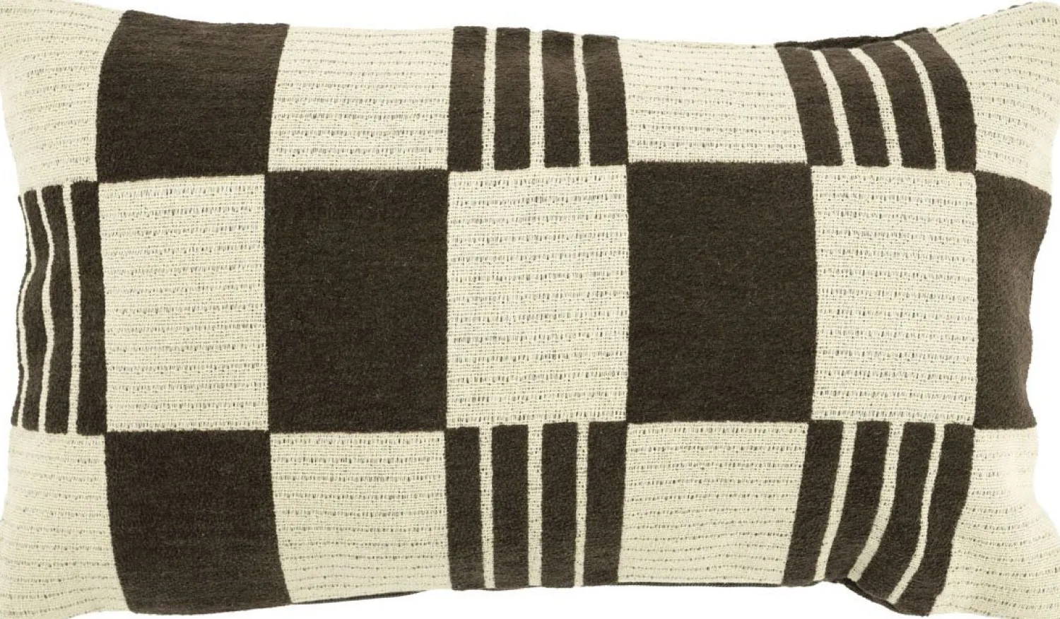 Sierkussens & Plaids-By Boo Twist Rechthoekig Kussen Brown