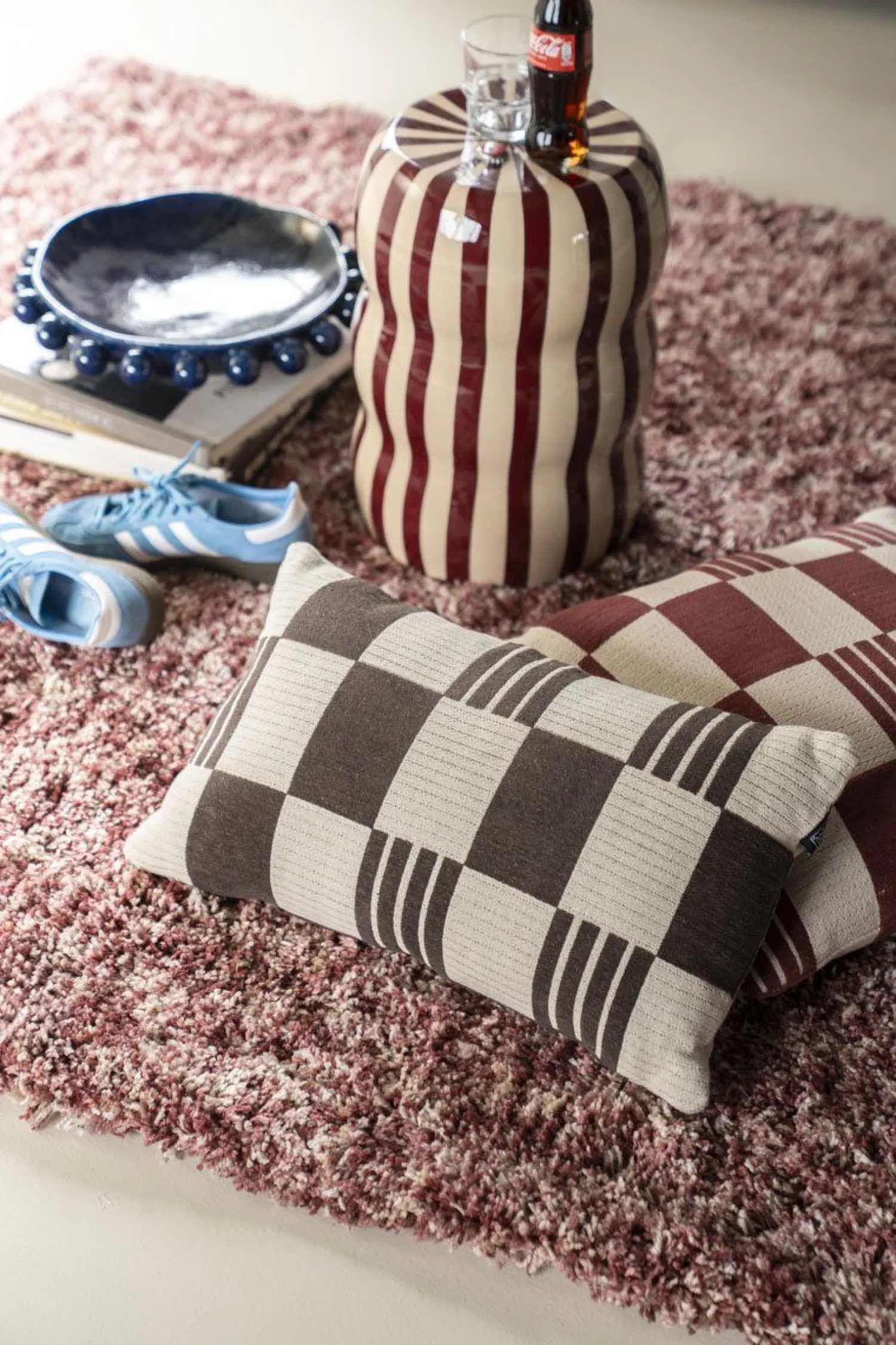 Sierkussens & Plaids-By Boo Twist Rechthoekig Kussen Brown