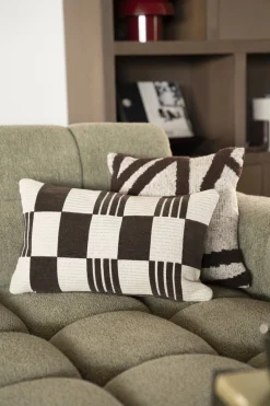 Sierkussens & Plaids-By Boo Twist Rechthoekig Kussen Brown