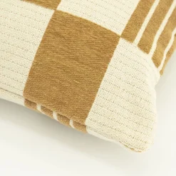 Sierkussens & Plaids-By Boo Twist Rechthoekig Kussen Mustard