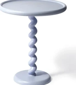 Ronde Bijzettafels-POLSPOTTEN Twister Bijzettafel Licht Blauw
