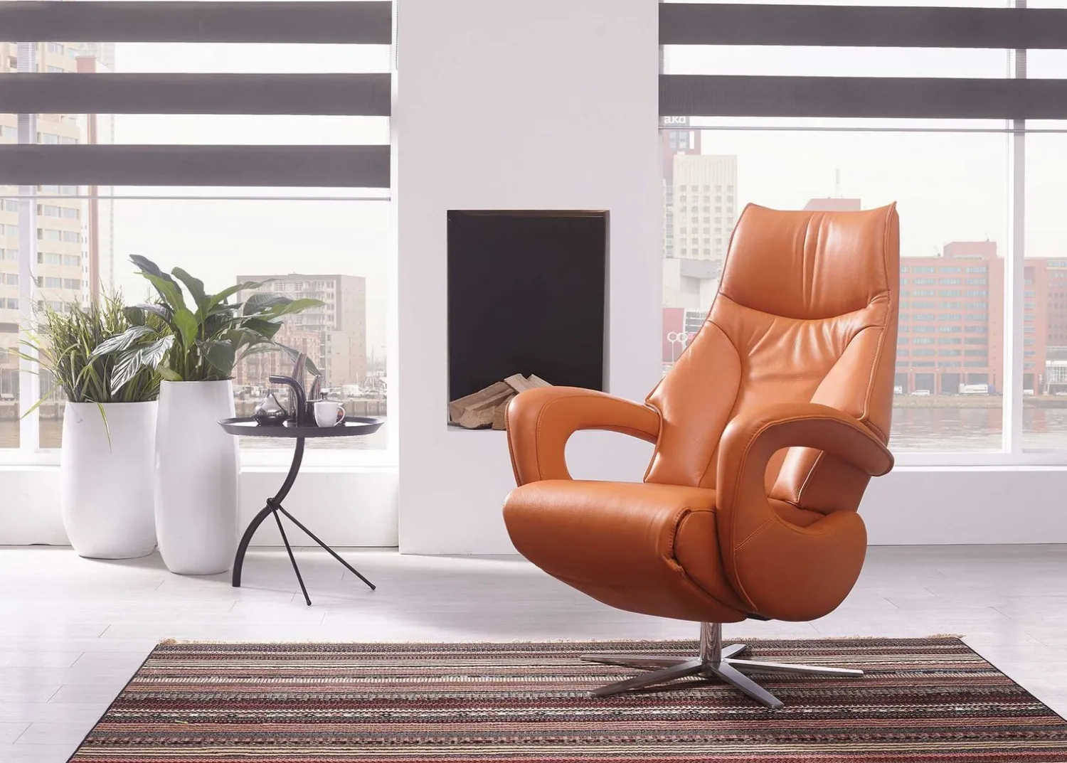 Relaxfauteuils-Eijerkamp Collectie Twister Pro Relaxfauteuil Creme