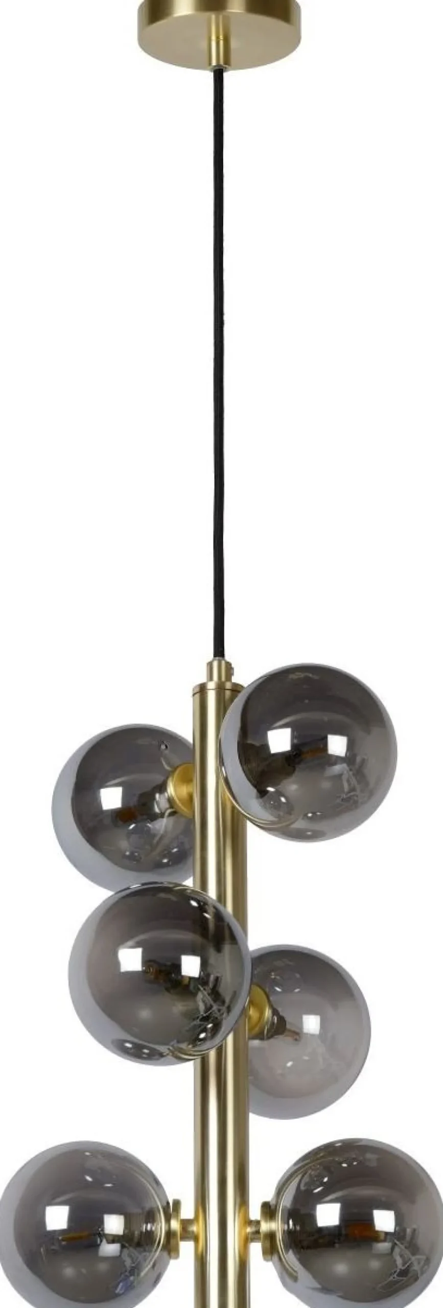Glazen Hanglampen|Glazen Hanglampen-Lucide Tycho Hanglamp Goud