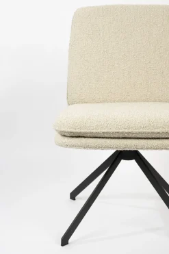 Draaibare Eetkamerstoelen|Eetkamerstoelen Zonder Armleuning-Zuiver Tyler (set van 2) Eetkamerstoel Wit