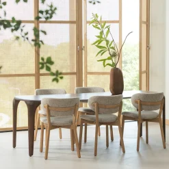 Eetkamerstoelen Zonder Armleuning-WOOOD Udar Eetkamerstoel Natural