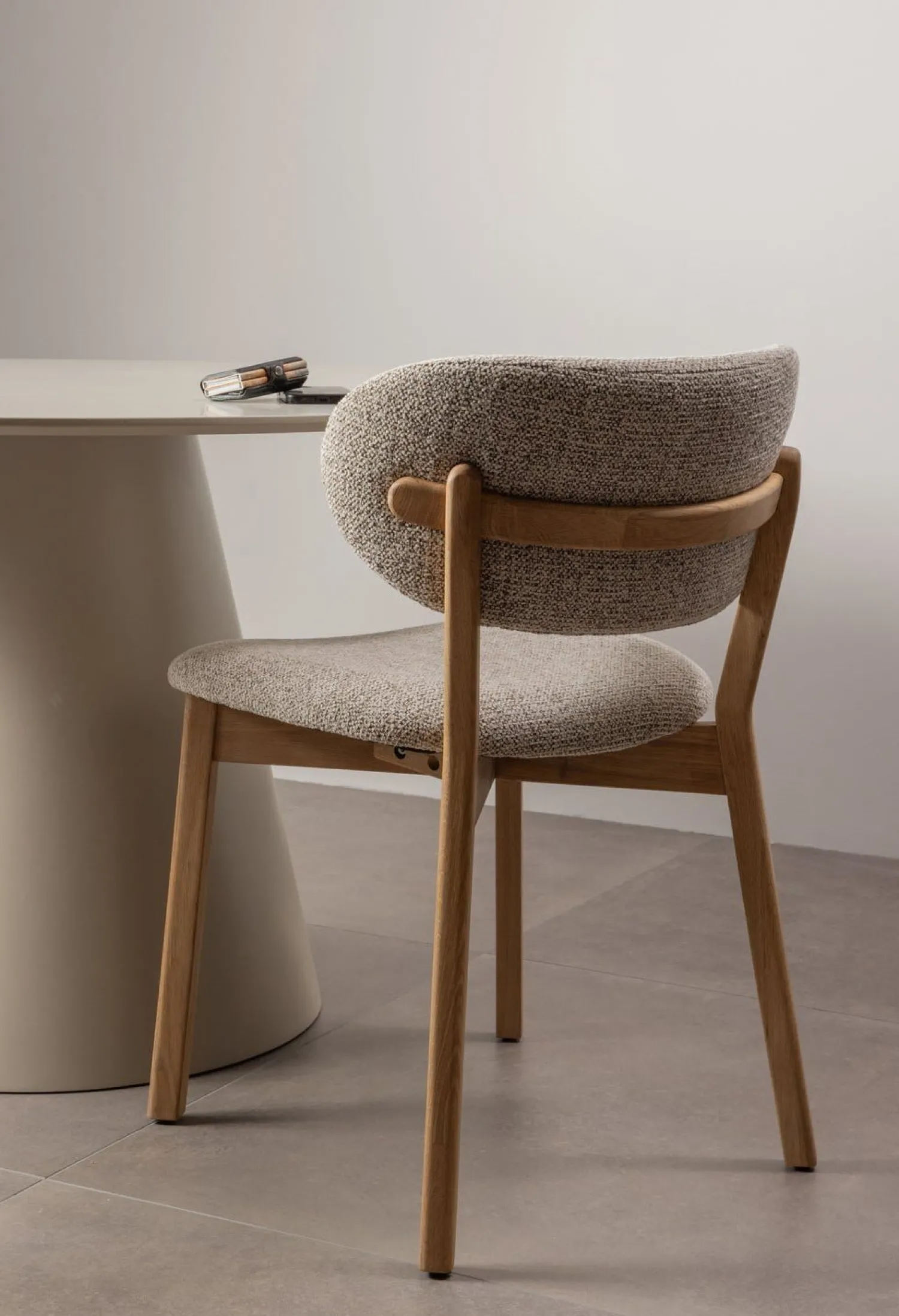 Eetkamerstoelen Zonder Armleuning-WOOOD Udar Eetkamerstoel Natural