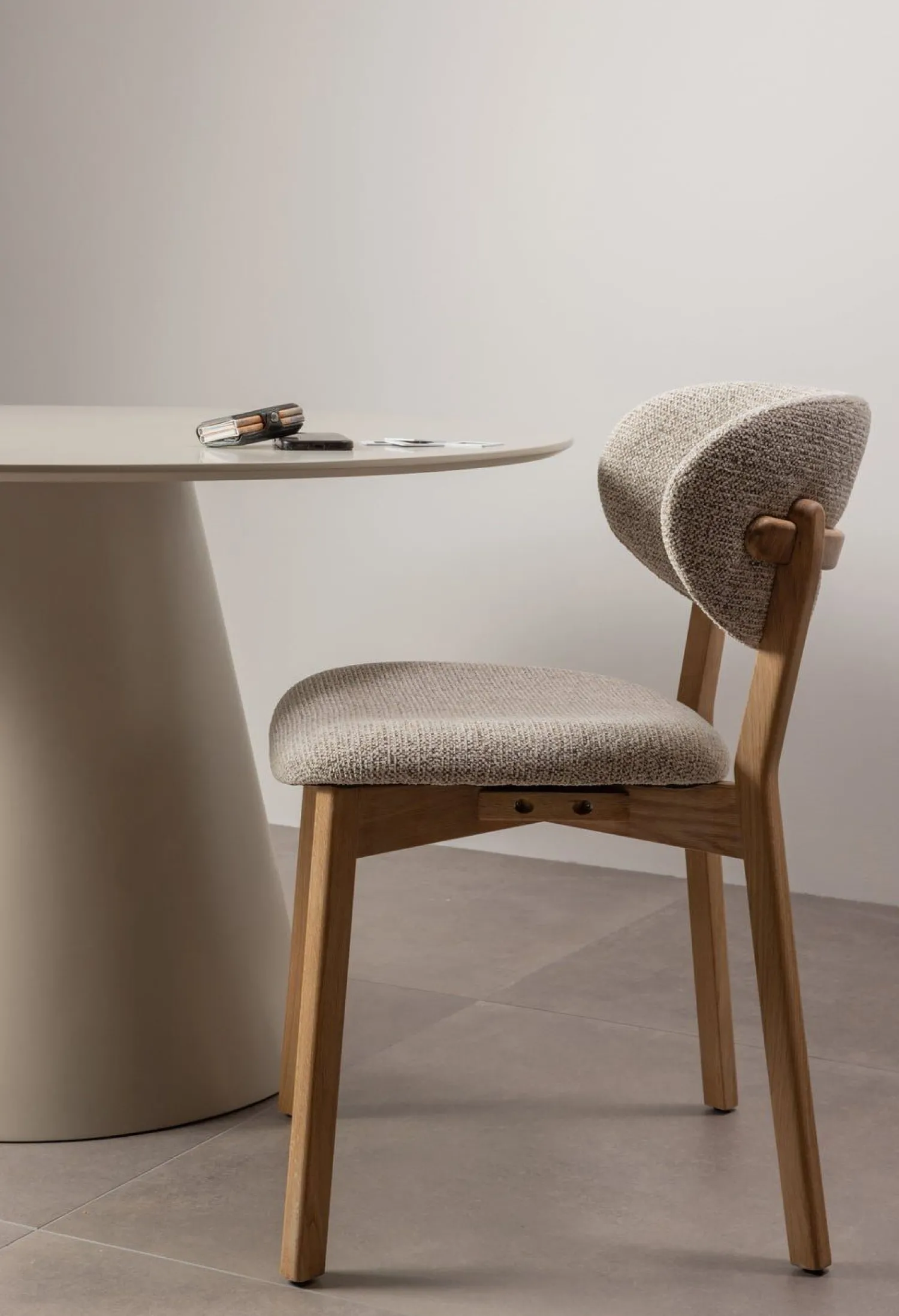 Eetkamerstoelen Zonder Armleuning-WOOOD Udar Eetkamerstoel Natural