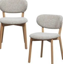 Eetkamerstoelen Zonder Armleuning-WOOOD Udar Eetkamerstoel Natural