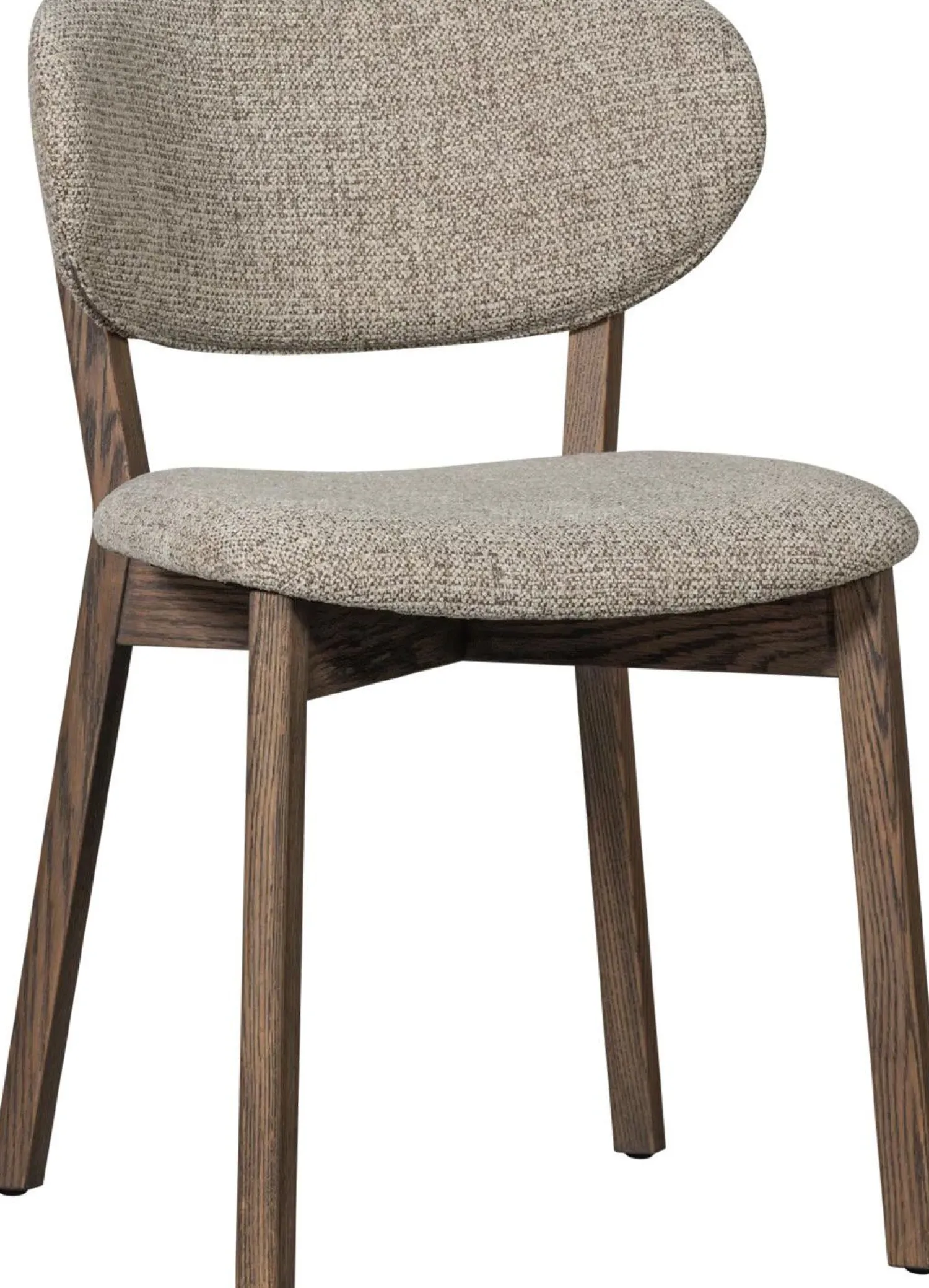 Eetkamerstoelen Zonder Armleuning-WOOOD Udar Eetkamerstoel Dark Brown