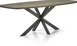 Houten Eettafels-Montèl Ultimo Eettafel Deer Brown