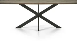 Houten Eettafels-Montèl Ultimo Eettafel Deer Brown