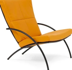 Leren Fauteuils-Harvink Uncle Sam Retro Fauteuil Okergeel