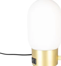 Tafellampen|Tafellampen-Zuiver Urban Charger (set van 4) Tafellamp Gold