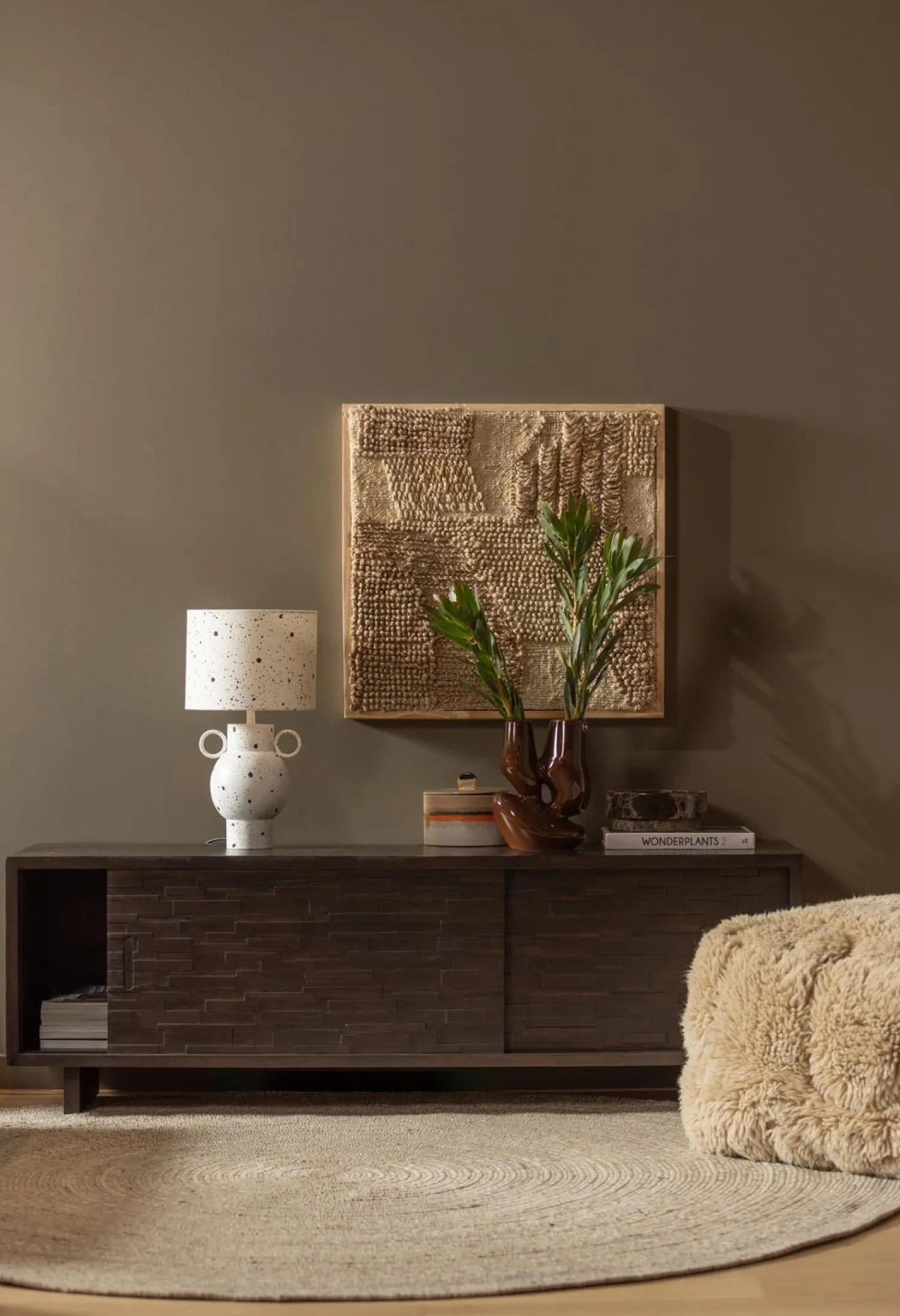 Vloerkleden|Wollen Vloerkleden-WOOOD Utopia Vloerkleed Natural