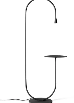 Design Vloerlampen|Vloerlampen-Pode Uturn Vloerlamp CHARCOAL
