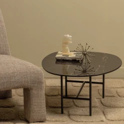Organische Salontafels-WOOOD Vajen Salontafel Black