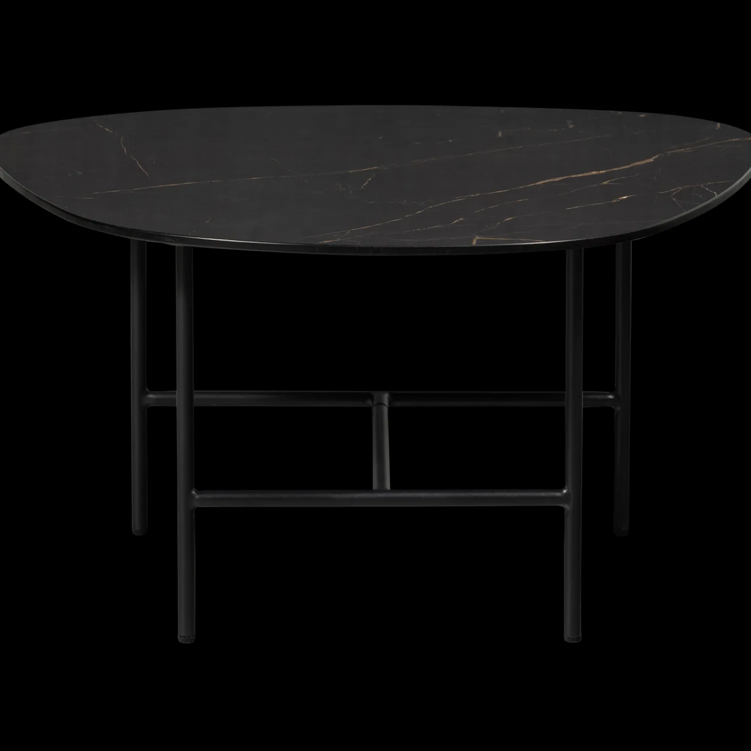 Organische Salontafels-WOOOD Vajen Salontafel Black