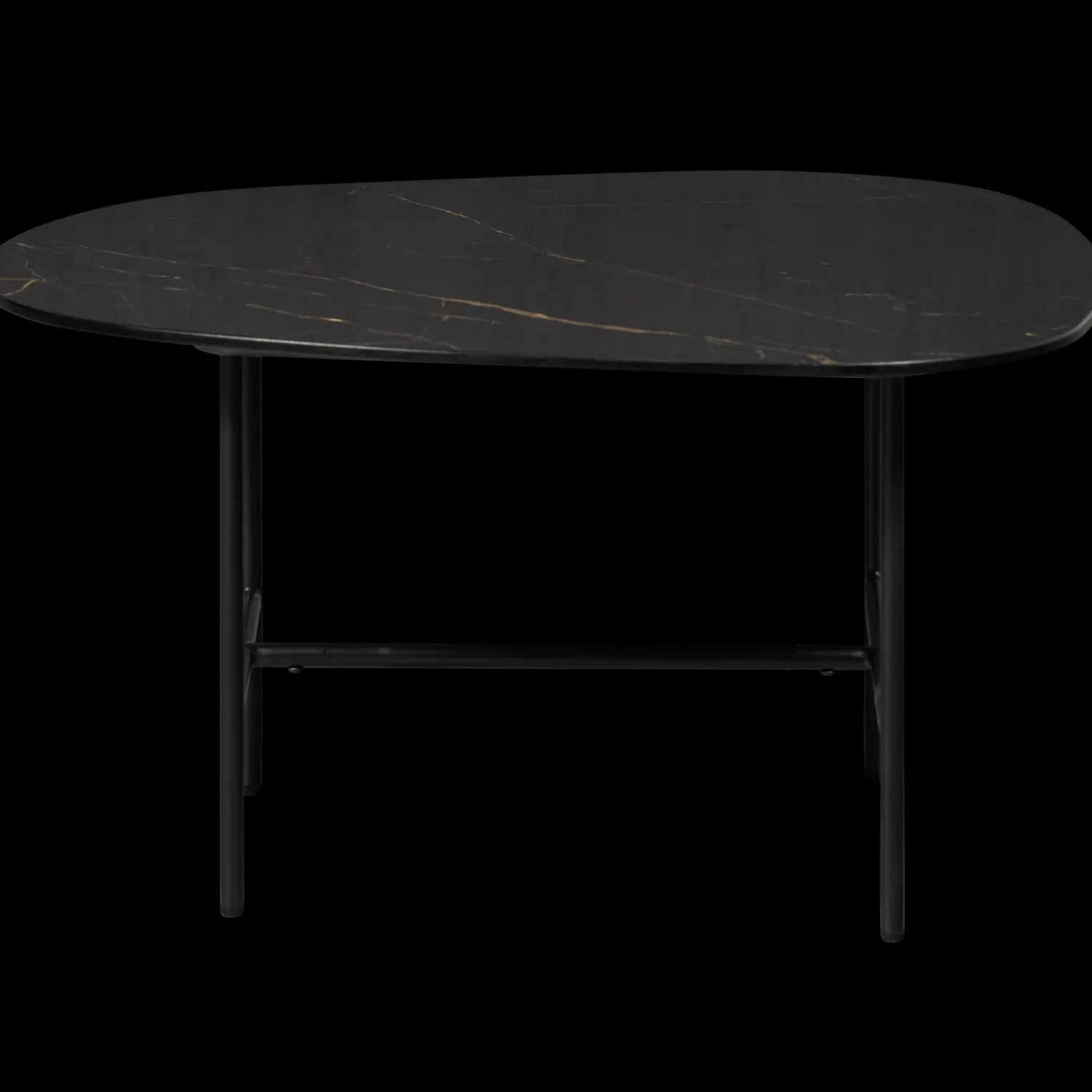 Organische Salontafels-WOOOD Vajen Salontafel Black