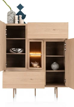 Dressoirs-XOOON Valgard Highboard Natural Sand
