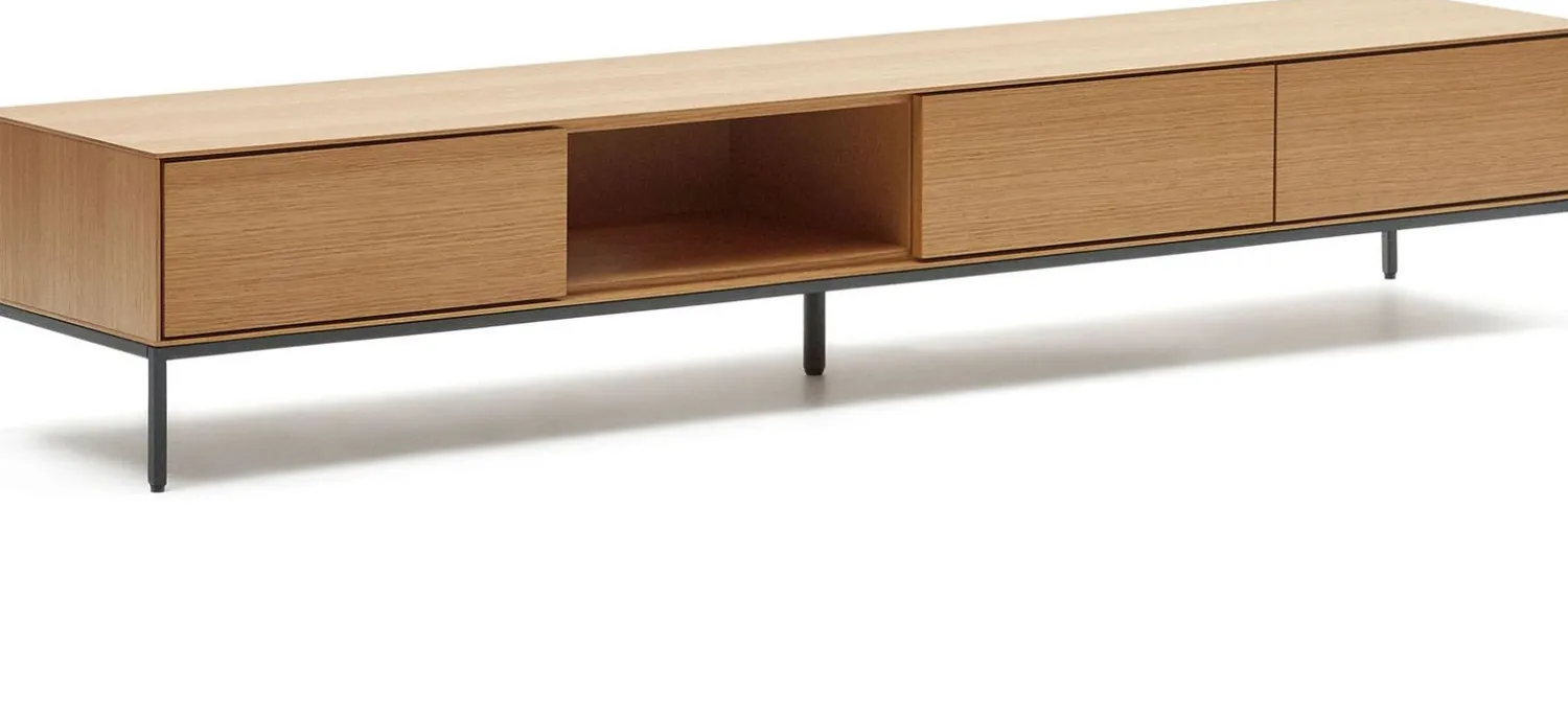 Tv-Meubels-Kave Home Vedrana Tv-meubel Naturel