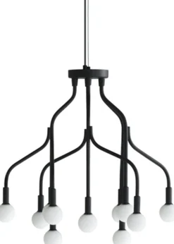 Glazen Hanglampen|Glazen Hanglampen-Normann Copenhagen Vekst Hanglamp Black
