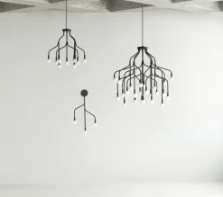 Glazen Hanglampen|Glazen Hanglampen-Normann Copenhagen Vekst Hanglamp Black