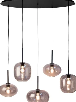 Moderne Hanglampen|Moderne Hanglampen-Feelings Wonen Venice Hanglamp Smoke