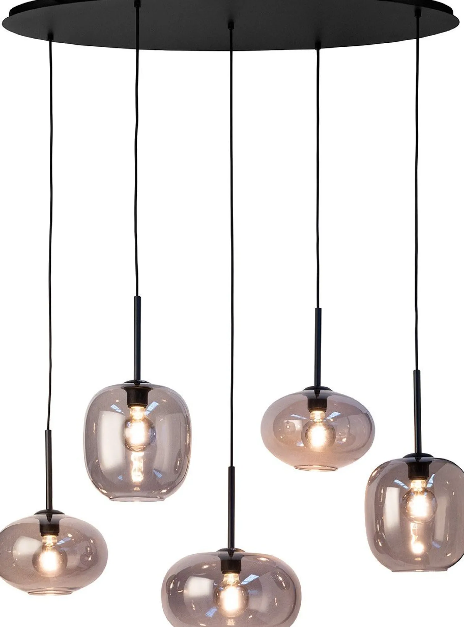 Moderne Hanglampen|Moderne Hanglampen-Feelings Wonen Venice Hanglamp Smoke