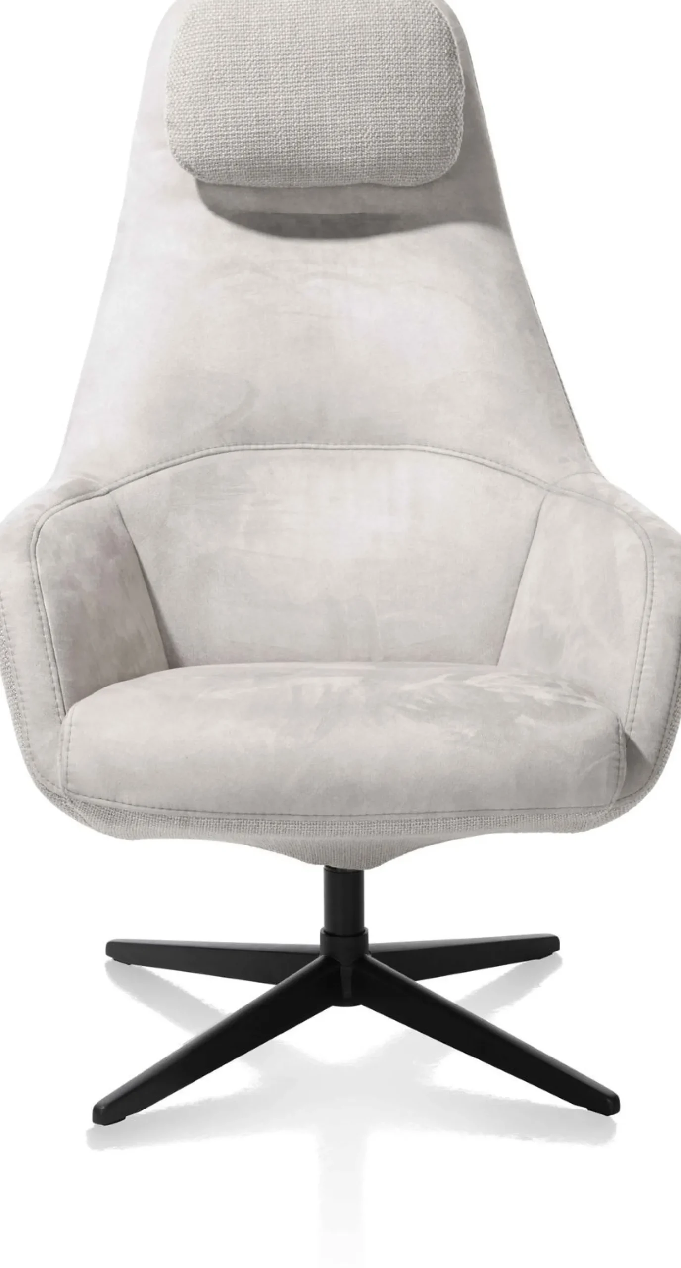 Draaifauteuils-XOOON Vernon Draaifauteuil Grijs
