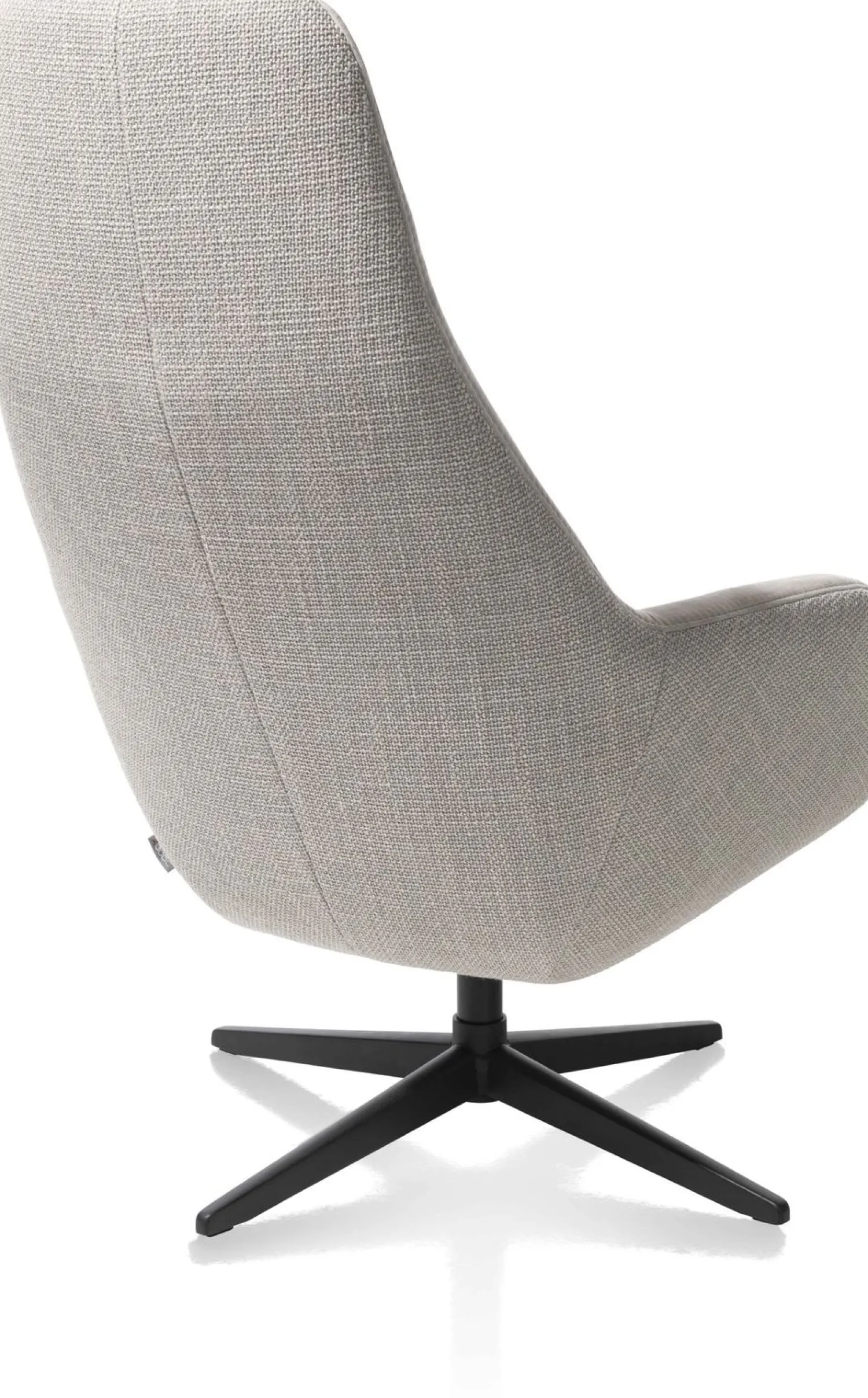 Draaifauteuils-XOOON Vernon Draaifauteuil Grijs