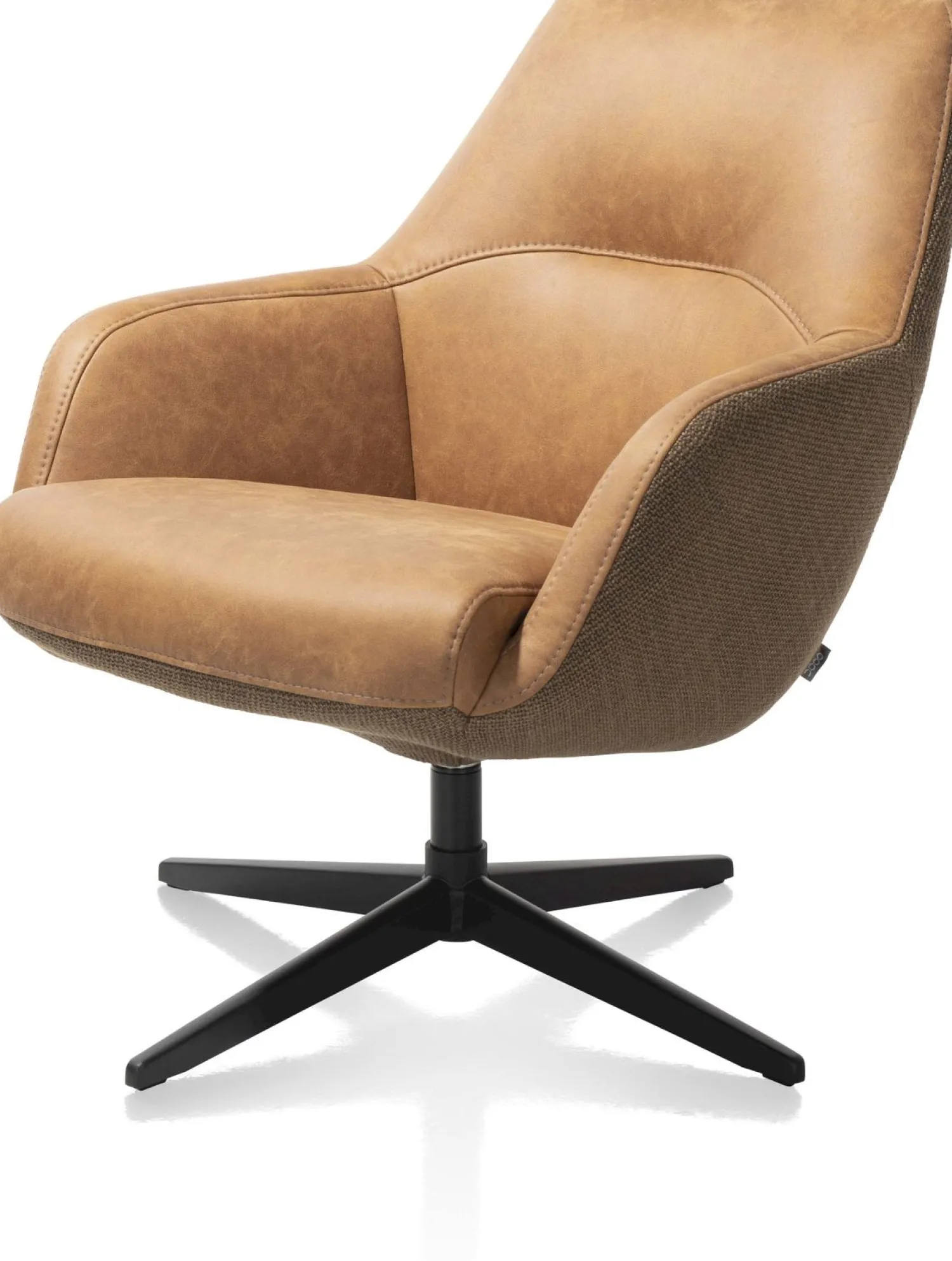 Draaifauteuils-XOOON Vernon Draaifauteuil Desert, Goud