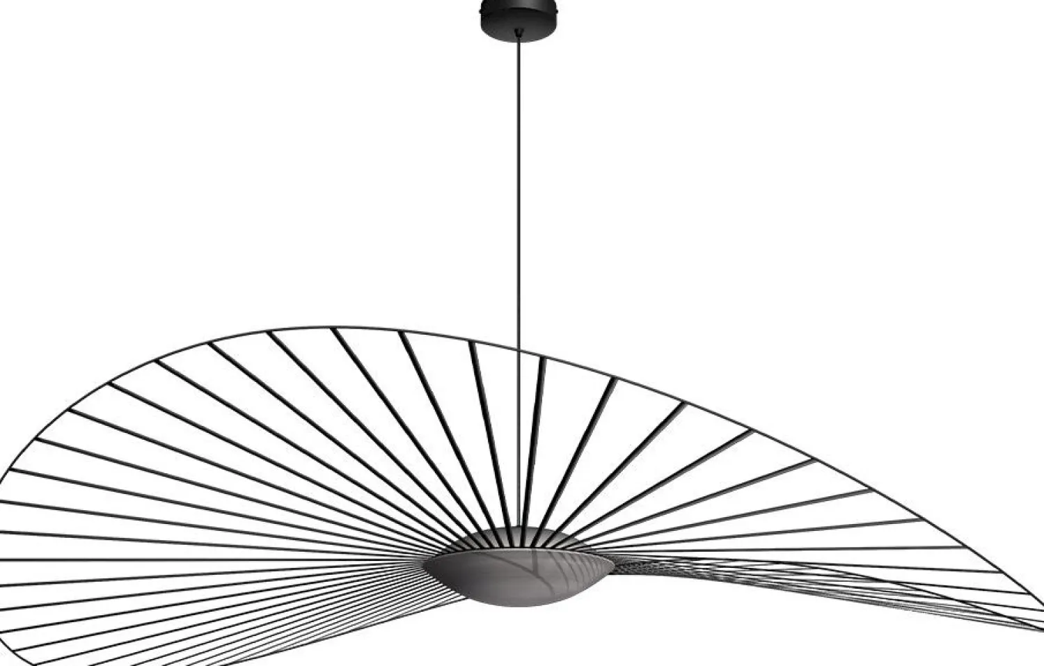 Design Hanglampen|Design Hanglampen-Petite Friture Vertigo Nova L Hanglamp Zwart