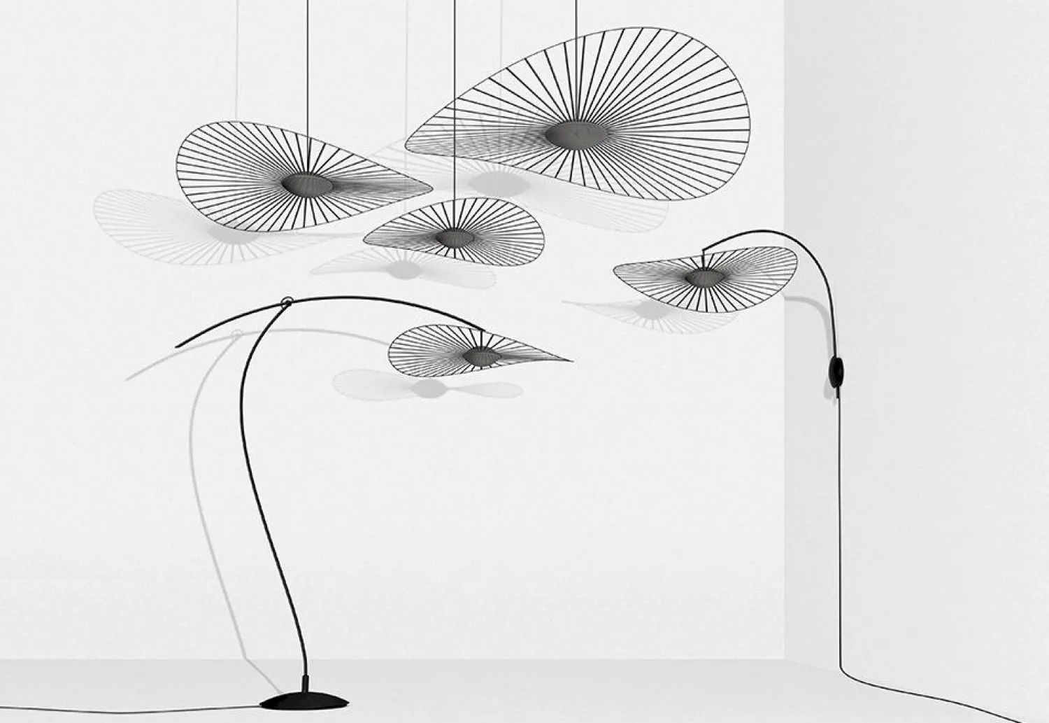 Design Hanglampen|Design Hanglampen-Petite Friture Vertigo Nova L Hanglamp Zwart