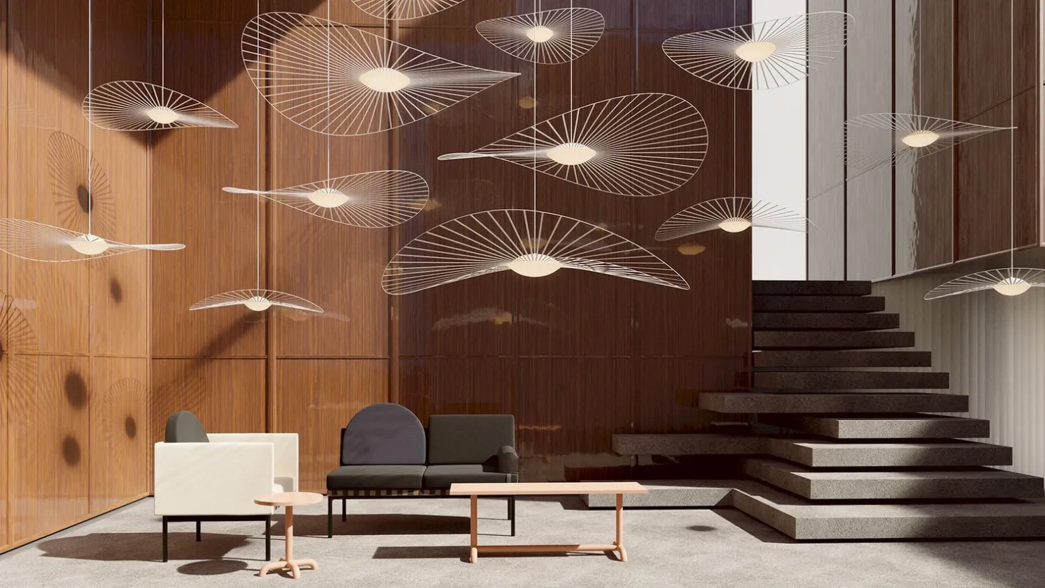 Design Hanglampen|Design Hanglampen-Petite Friture Vertigo Nova M Hanglamp Wit