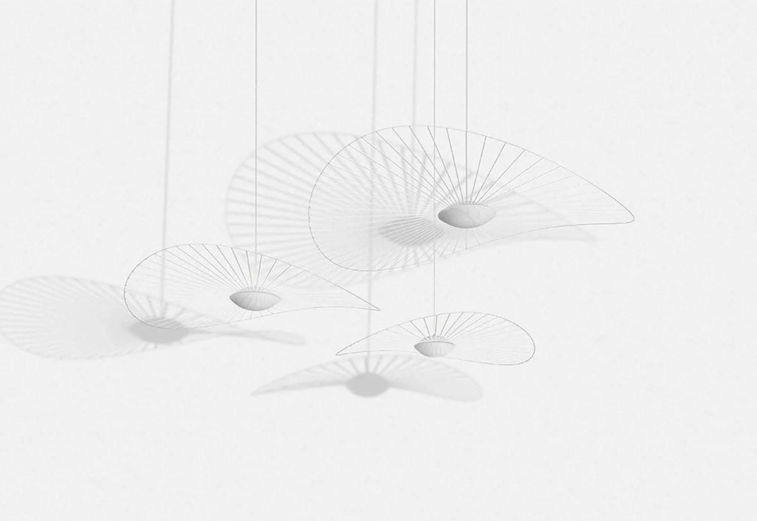 Design Hanglampen|Design Hanglampen-Petite Friture Vertigo Nova M Hanglamp Wit