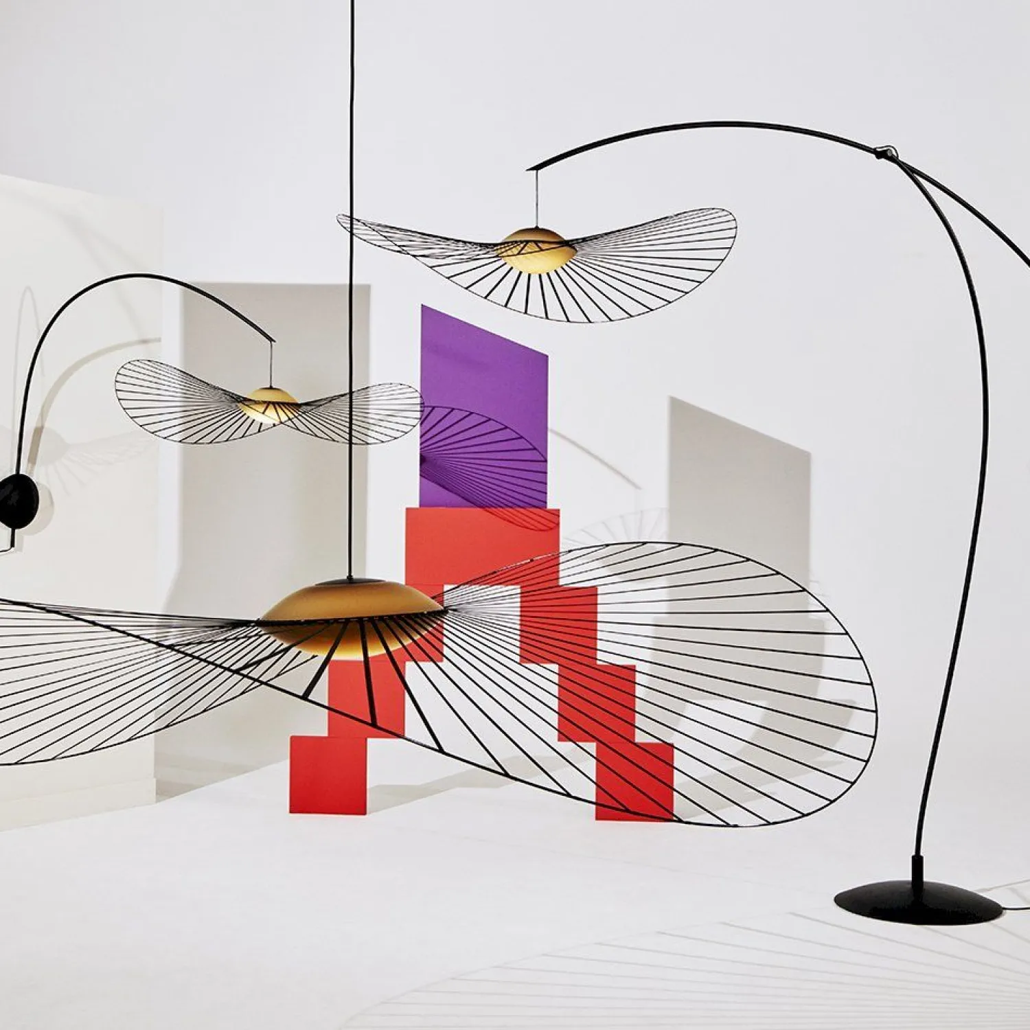 Design Hanglampen|Design Hanglampen-Petite Friture Vertigo Nova M Hanglamp Zwart