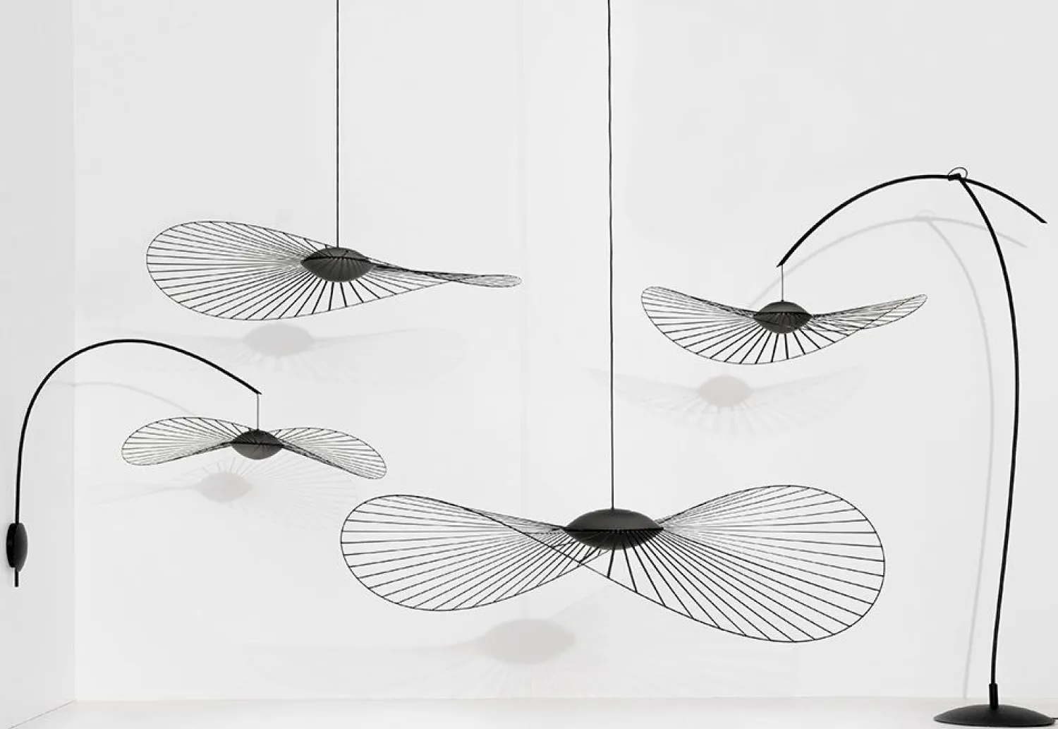 Design Hanglampen|Design Hanglampen-Petite Friture Vertigo Nova M Hanglamp Zwart