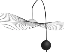 Design Wandlampen|Wandlampen-Petite Friture Vertigo Nova Wandlamp Zwart
