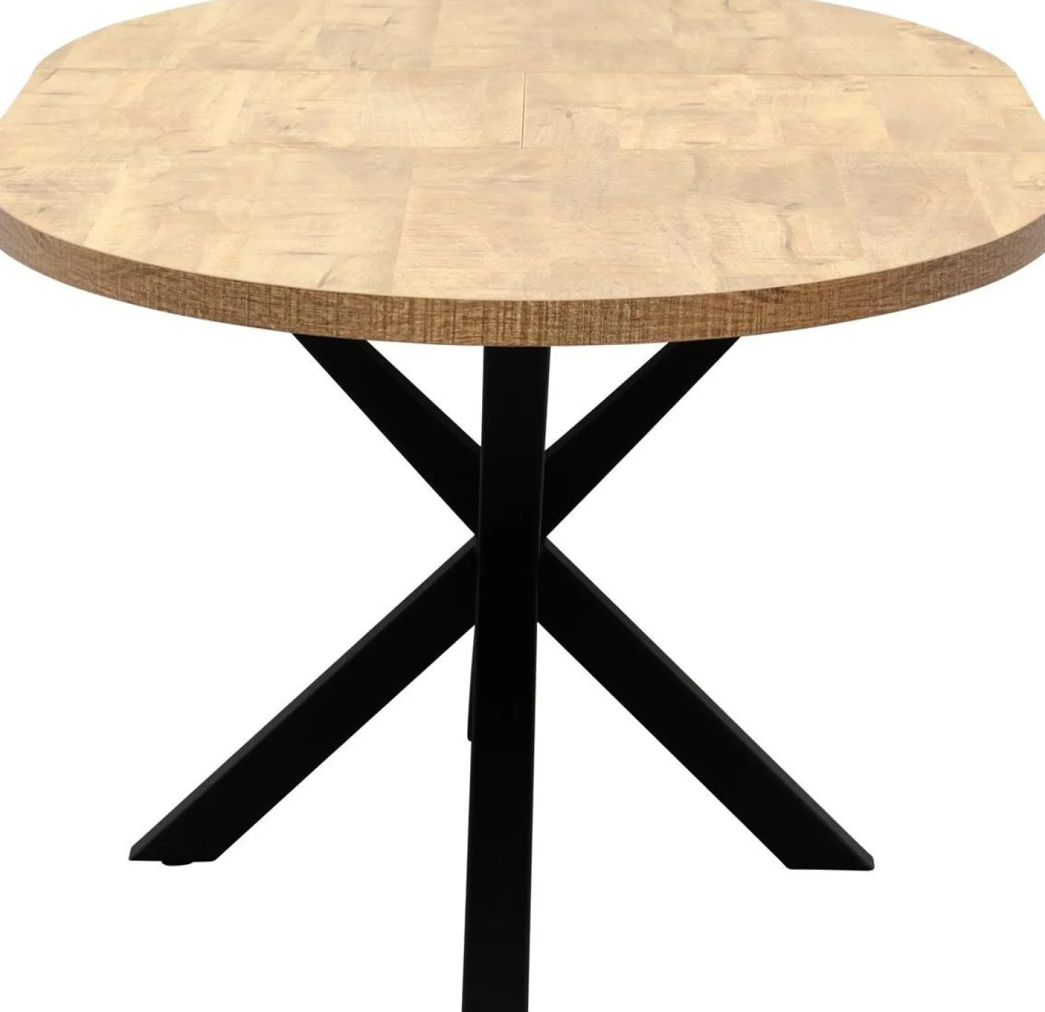 Uitschuifbare Eettafels|Ovale Eettafels-Trendhopper Viano Eettafel Mango
