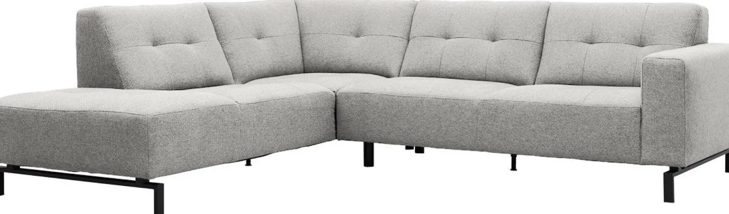 Hoekbanken-Trendhopper Viborg Links Hoekbank Light Grey