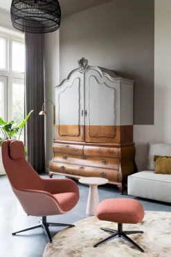 Ronde Bijzettafels-Zuiver Victoria Bijzettafel Pink