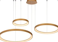 Hanglampen|Hanglampen-Lucide Vidal Hanglamp Goud