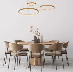 Hanglampen|Hanglampen-Lucide Vidal Hanglamp Goud