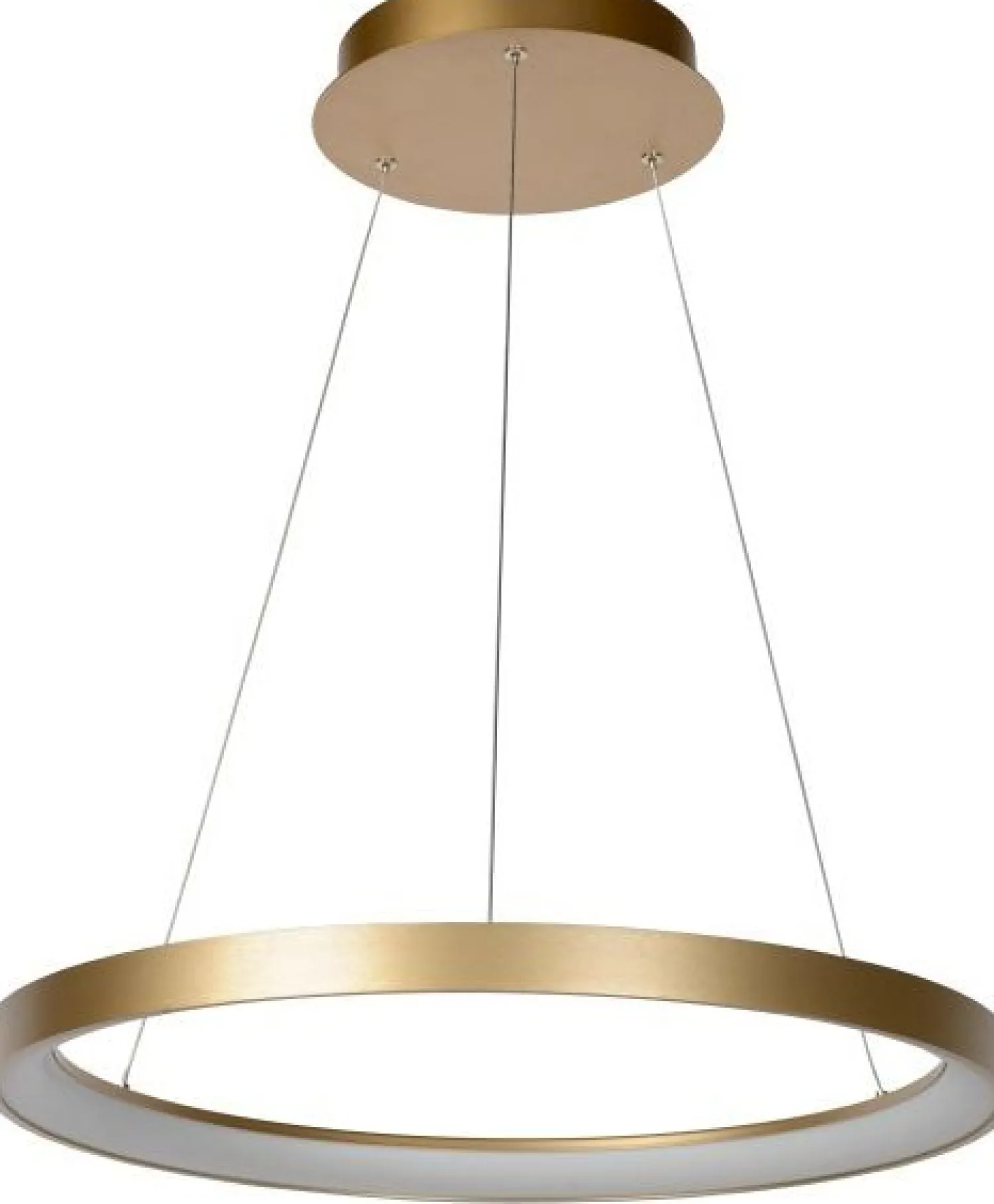 Design Hanglampen|Design Hanglampen-Lucide Vidal Hanglamp Goud