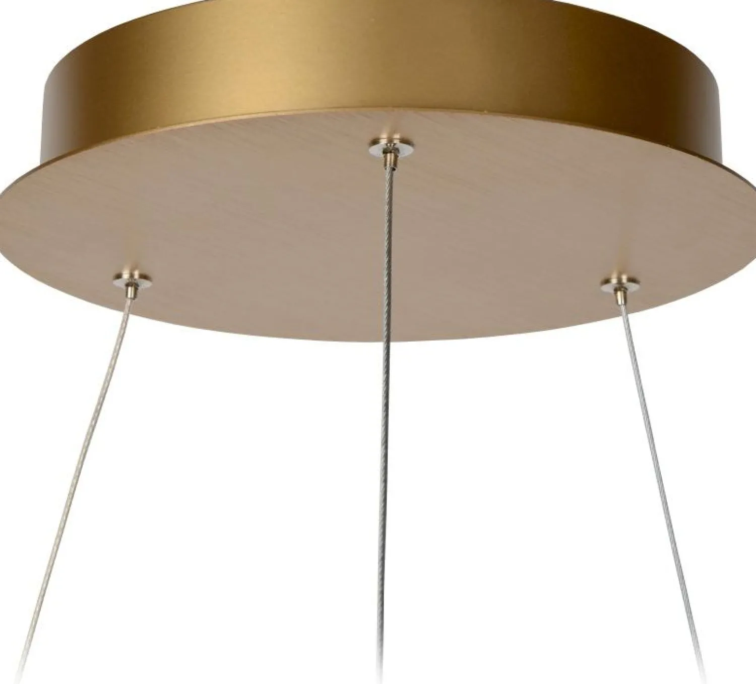 Design Hanglampen|Design Hanglampen-Lucide Vidal Hanglamp Goud