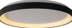 Moderne Plafondlampen|Plafondlampen-Lucide Vidal Plafondlamp Zwart