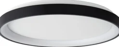 Moderne Plafondlampen|Plafondlampen-Lucide Vidal Plafondlamp Zwart